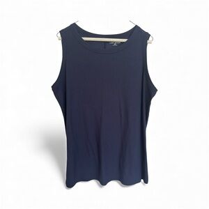 Lane Bryant Dark Blue Tank Top